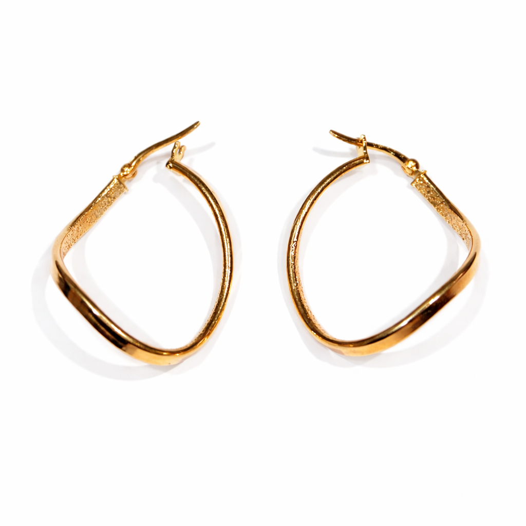 Candongas en Oro Amarillo 18k